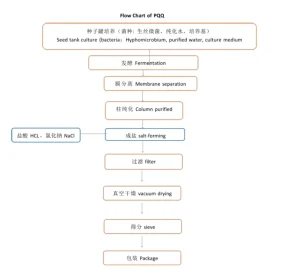 PQQ发酵工艺流程图