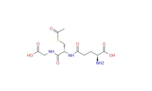 S-乙酰-L-谷胱甘肽 分子结构